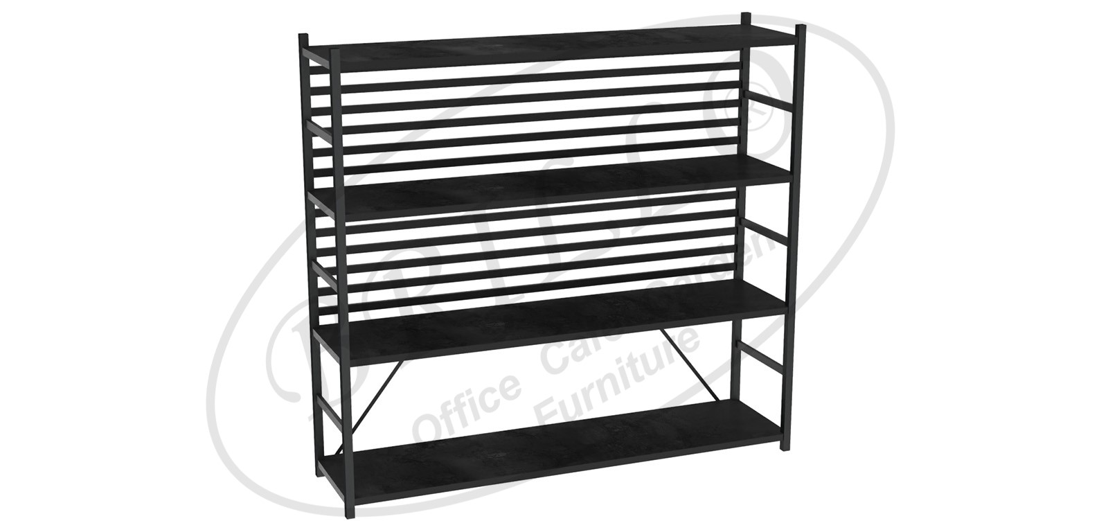 Toli 4'lü Raf 120 cm (Yatay) - Ofis mobilyası - Ofis mobilyaları